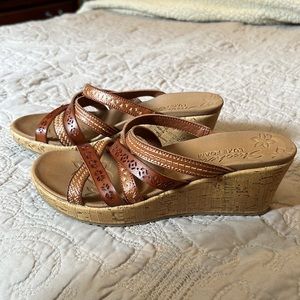 Skechers Cali Beverlee Tiger Posse Women's Sandals size 8